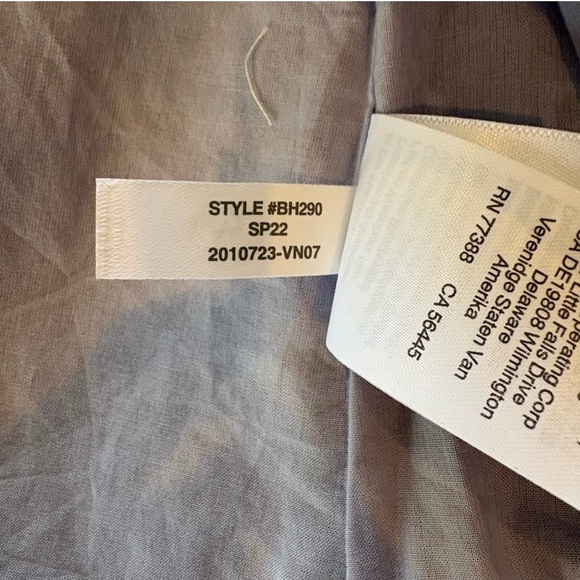 J Crew Button-Front Eyelet Dress Peri Shadow Size 10 - Picture 13 of 13